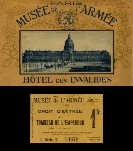 軍事博物館（Musée de l'Armée）葉書16枚＋入場券／1925年（レア） - Musée Fantôme