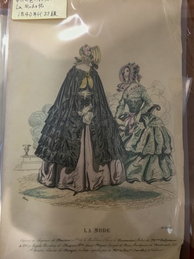 ファッションプレート:La mode（1840年代） - フネートル・KY