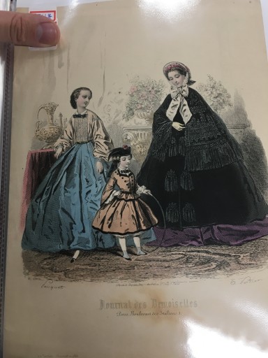 【手付彩色】（1861年）ファッションプレート - フネートル・KY
