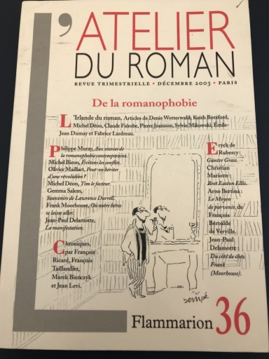 Revue L'Atelier Du Roman T.36 - 鹿島 茂の本棚