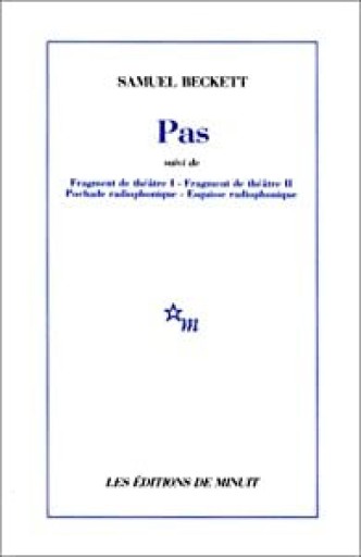 Pas Suivi De Quatre Esquisses サミュエル・ベケット - Bibliothèque de Goult