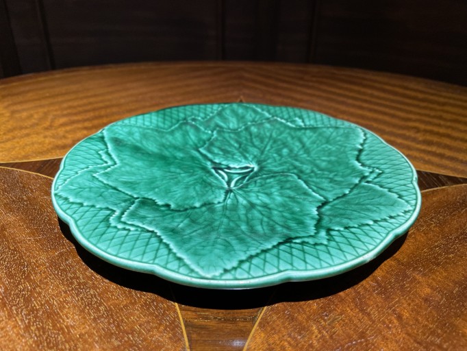 ジアン 皿 緑 19C - 岸リューリ