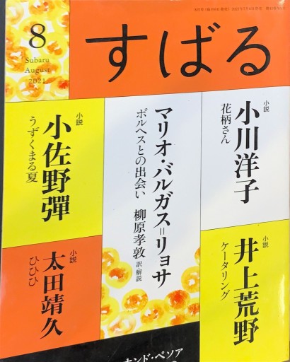 すばる 2021年8月号「マリ・バルガス＝リョサ ボルヘスとの出会い」 - 高山 宏の本棚