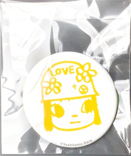 LOVE & PEACEチャリティ缶バッジ - たぬきの本棚