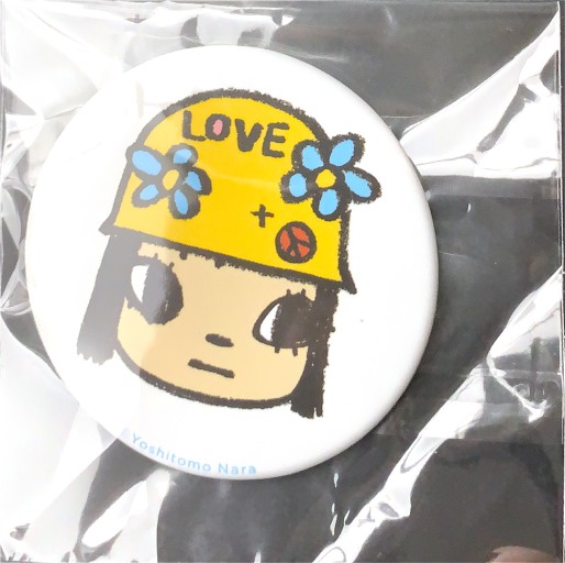 LOVE & PEACEチャリティ缶バッジ - たぬきの本棚