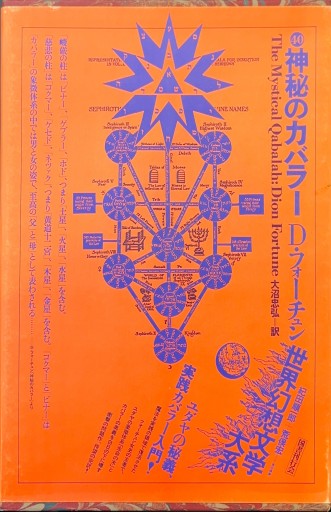 世界幻想文学大系第40巻  神秘のカバラー - 高山 宏の本棚