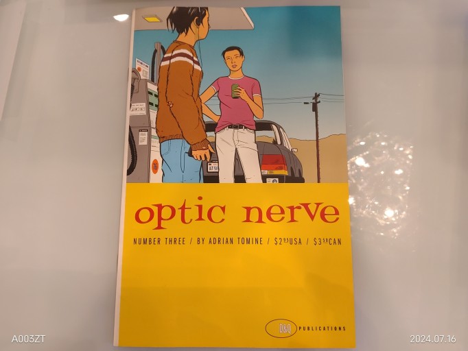 OPTIC NERVE - NUMBER THREE - AUGUST 1996 - books and days 西崎憲