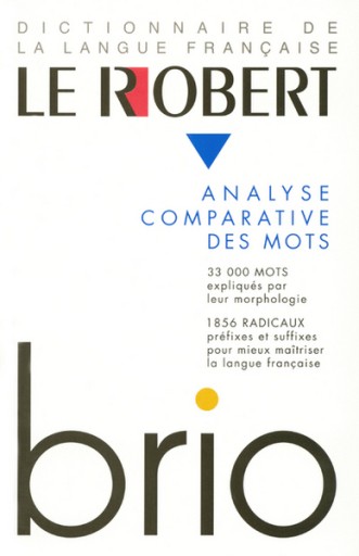 Le Robert Brio : Analyse comparative des mots - レ・シャ・ピートル