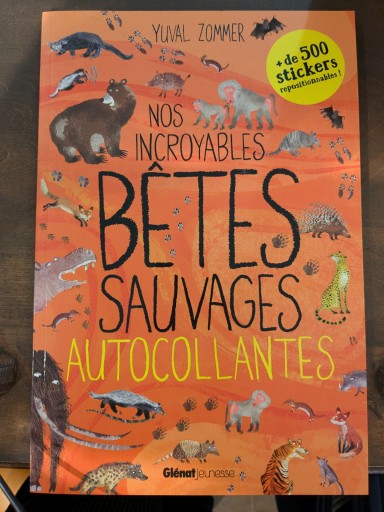 Nos incroyables bêtes sauvages autocollantes - Citron et Petit Loup       シトロン・プチルー