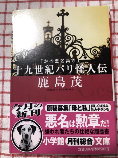 かの悪名高き十九世紀パリ怪人伝（小学館文庫 R か- 10-1） - 岸リューリSOLIDA書店