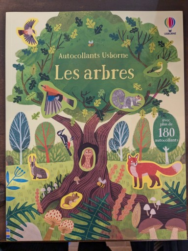 Les arbres - Autocollants Usborne - Citron et Petit Loup       シトロン・プチルー