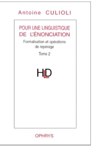 Pour une linguistique de l'énonciation tome 2 - 中尾和美の本棚