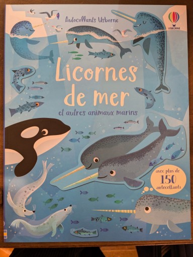 Licornes de mer et autres animaux marins - Premiers autocollants - Citron et Petit Loup       シトロン・プチルー