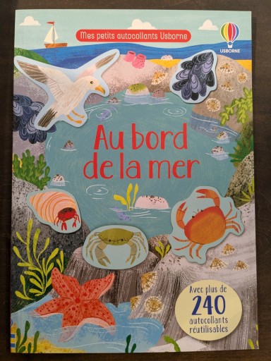 Au bord de la mer - Mes petits autocollants Usborne - Citron et Petit Loup       シトロン・プチルー