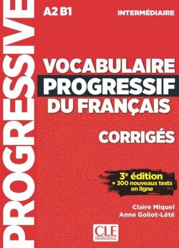 Vocabulaire progressif du francais, corriges : intermediaire (A2/B1) - Books Kinokuniya Tokyo