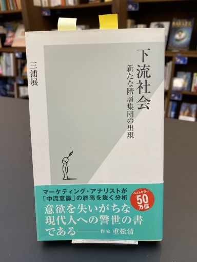 下流社会 新たな階層集団の出現（光文社新書） - 原 武史の本棚