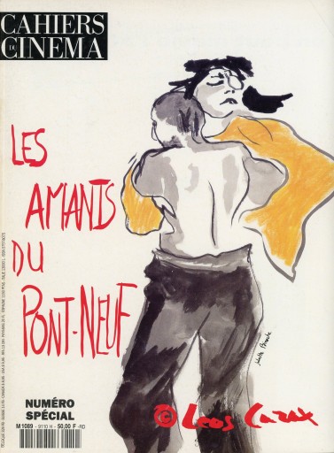 Cahiers du cinéma numéro spécial Les Amants du Pont-Neuf par Leos Carax - Librairie Le Film