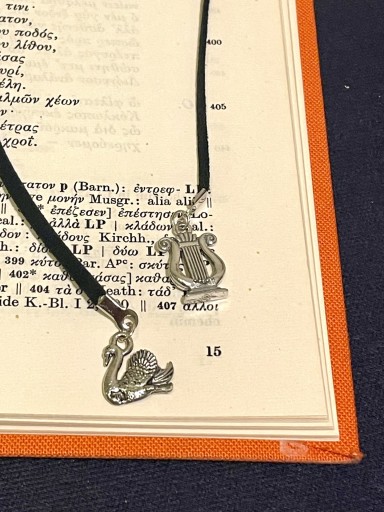 アポロン：竪琴と白鳥 ブックマーク（シルバー） - Asinus Books