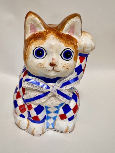 Chat porte-bonheur - やましたなおこ