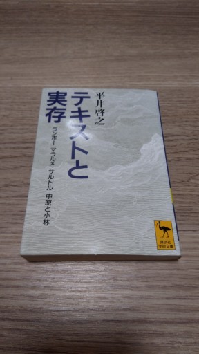 テキストと実存: ランボーマラルメサルトル中原と小林（講談社学術文庫 1041） - とみきち屋