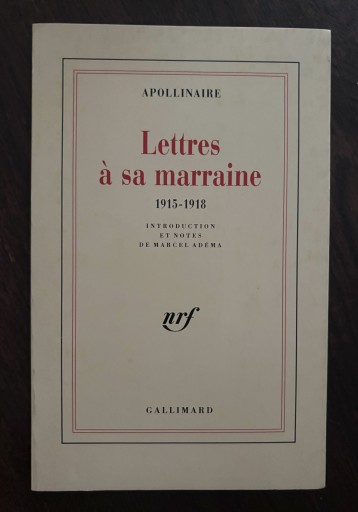 Lettres à sa marraine 1915-1918 - はなの本棚