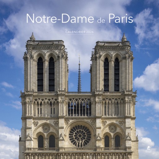 Calendrier 2026 - Notre-Dame de Paris - レ・シャ・ピートル
