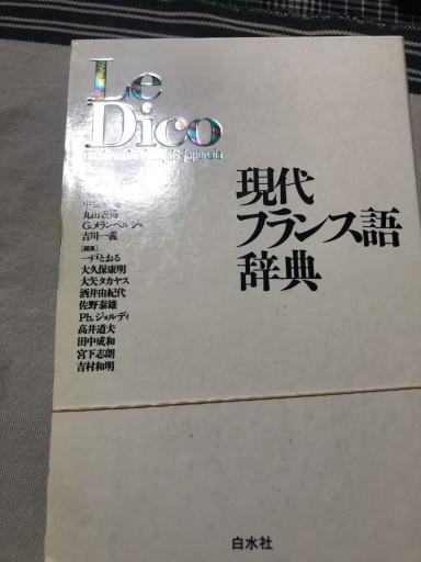 現代フランス語辞典 Le Dico - 岸リューリSOLIDA書店