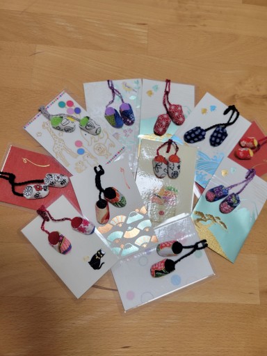 小さな道しるべ栞  ポチ袋 - 篠ちゃんの本棚