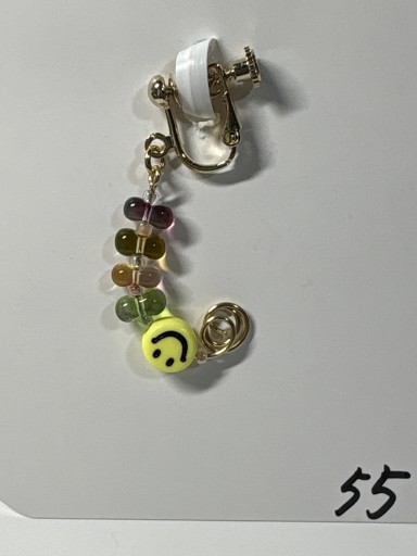 55  イヤリング ニコちゃんくるり - LaLa書店