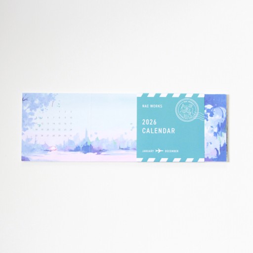 【2026カレンダー】NAE WORKSカレンダー - イラストレーター・苗の本棚
