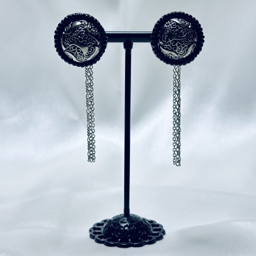 Japanese vintage button pierces【B】 - Dans La Nuit - antique