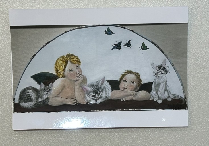 ポストカード# 2人の天使とKaédée - Chez Kaédée