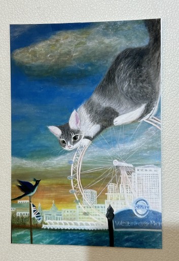 ポストカード# Adventure of Kaédée - London Eye - Chez Kaédée