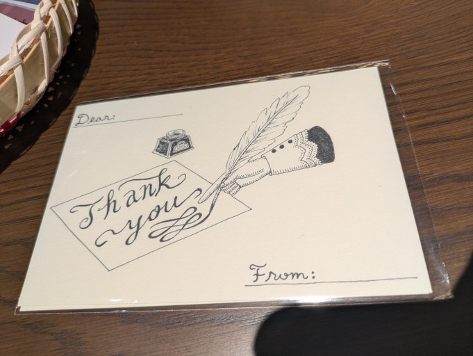 【雑貨】thanksカード2枚 - 毎日香港旅行記〈SOLIDA〉店
