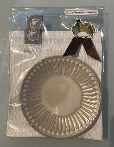 リネンコースター2枚と小皿のセット - NAOCO