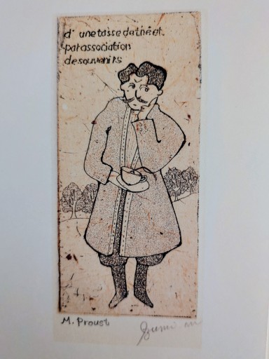 わたしのジニアス ポストカード＜プルースト＞ - エプルーブ ー本、版画、かたちのこころみ