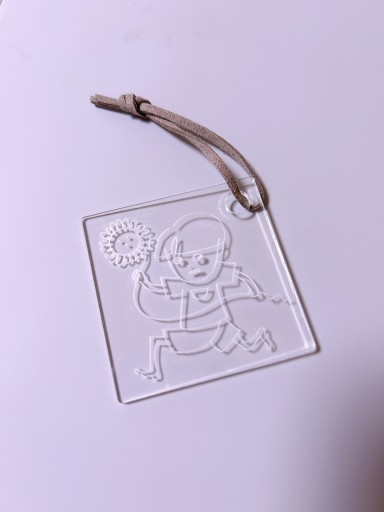 アクリルキーホルダー【ひまわりランニング】 - すみれこすとあ