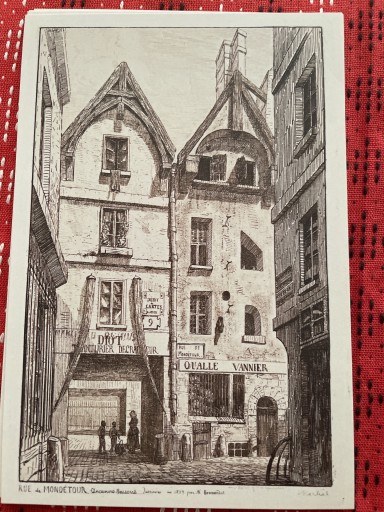 いにしえのパリ モンデトゥール通り - 岸リューリSOLIDA書店