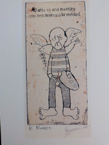 わたしのジニアス ポストカード＜ピカソ＞ - エプルーブ ー本、版画、かたちのこころみ