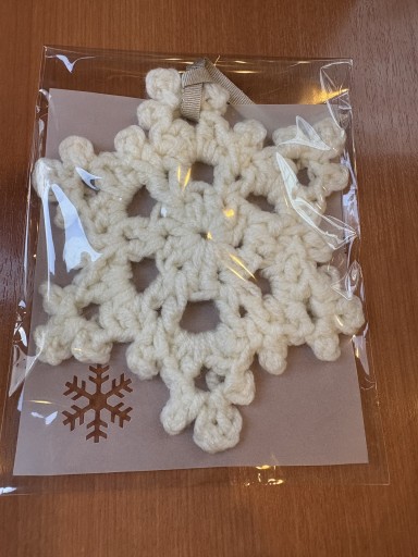 雪の結晶コースター - ロザリオ文庫