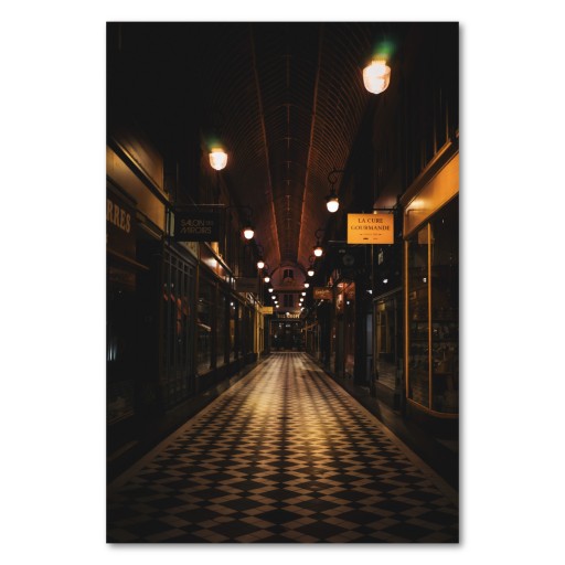 ポストカード／「パサージュに泊まる」より「パサージュ・ジュフロワ」 - 人鳥書店