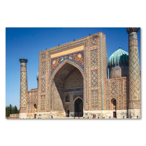 ポストカード／「空と青の下で暮らす人々」より「レギスタン広場」 - 人鳥書店