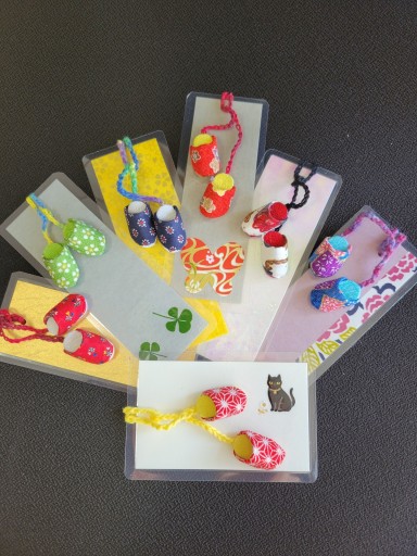 小さな道しるべ栞 千代紙 - 篠ちゃんの本棚