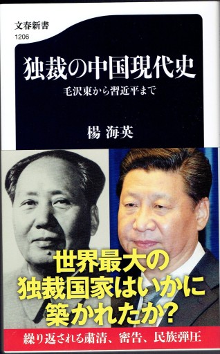 独裁の中国現代史（文春新書） - 藤野彰の本棚