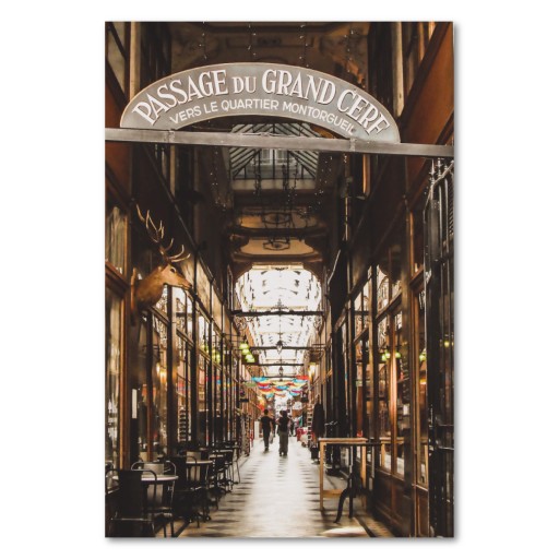 ポストカード／「私家版パリのパサージュ」より「パサージュ・デュ・グラン＝セール」 - 人鳥書店