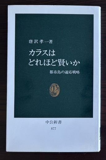 カラスはどれほど賢いか: 都市鳥の適応戦略（中公新書 877） - 言の葉書房