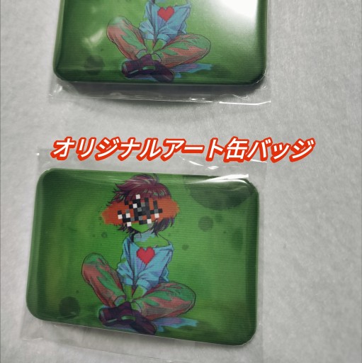 オリジナルアート缶バッジ【2.5】 - Key＆Night