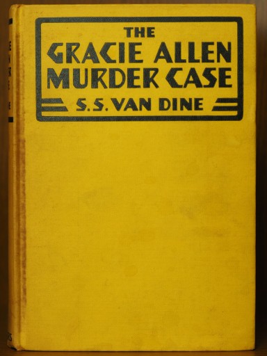 （米初版）グレイシー・アレン殺人事件（ヴァン・ダイン） - 仙仁堂
