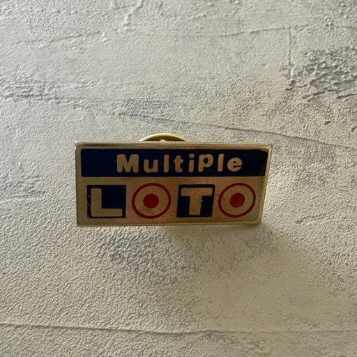 フランス｜ヴィンテージピンバッジ LOTO ロゴ - filcôté｜小さな断片の本棚