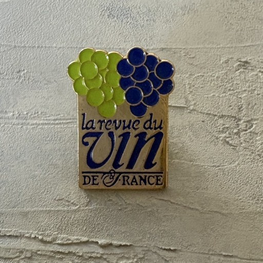フランス｜ヴィンテージピンバッジ ぶどう（ワイン誌） - filcôté｜小さな断片の本棚